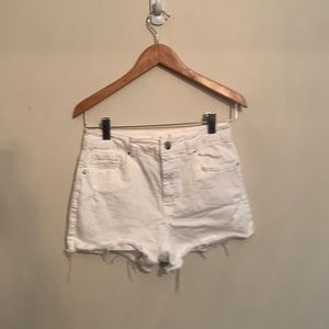 Tgla white denim shirt shirt